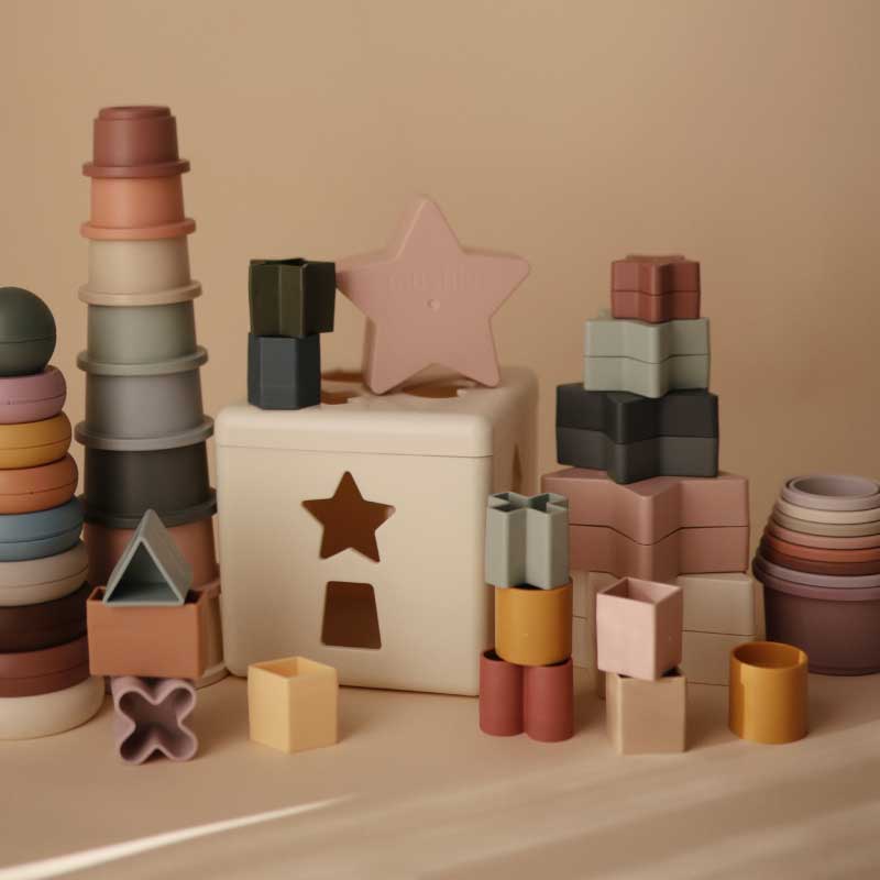 Mushie Shape Sorting Box - The Little Ones